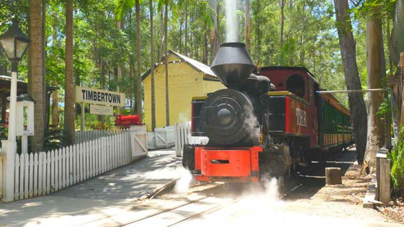 Timbertown Steam Train, by The Big Movie Company